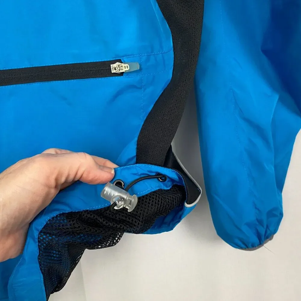 2117 of Sweden Jacket Men Large Blue Windbreaker Lightweight Full Zip Activewear